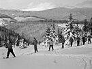 Zimní dovolená na horách m�la v dob� socialismu pevný �ád, ale i své kouzlo....