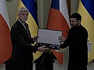 Prezident Pavel p�ijal vysoké ukrajinské státní vyznamenání