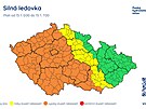 Výstraha p�ed silnou ledovkou (12. ledna 2025)