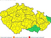 Silný mráz na �eském území 11. a 12. ledna 2026.