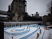 Cyklokrosové mistrovství republiky se konalo v industriálním komplexu Dolních...