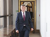 Sch�ze Poslanecké sn�movny. Na snímku premiér Andrej Babi� (ANO). (13. ledna...