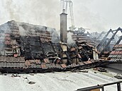 Hasi�i zasahovali u po�áru rodinného domu v obci Hvozdná na Zlínsku. (14.1.2026)