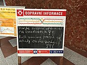 Dopravní podnik varuje ve stanici metra And�l p�ed opakující se poruchou...