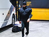 Úto�ník Detroit Red Wings James van Riemsdyk dorazil na utkání proti Montreal...