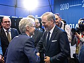 Petr Fiala a Milo� Vystr�il na kongresu ODS. (17. ledna 2026)