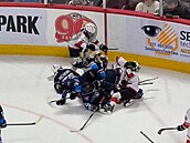 V USA se servali malí hokejisté