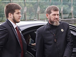 Adam a Ramzan Kadyrov (7. srpna 2025)