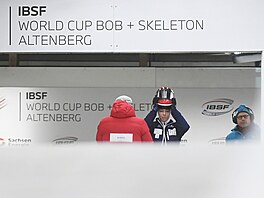 Anna Fernstädtová se p�ipravuje na 1. kolo závodu v Altenbergu.