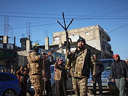 Mezi syrskou armádou a kurdskými silami SDF vypukly nové boje. Snímek pochází z...