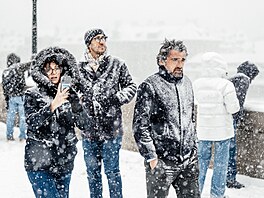 Prahu zasáhlo intenzivní sn�ení. (9. ledna 2026)