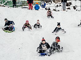 Prahu zasáhlo intenzivní sn�ení. (9. ledna 2026)