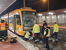Srá�ka dvou tramvají v Ostrav� (19. ledna 2026)
