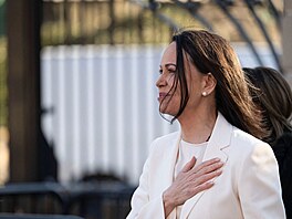 Machadová ve �tvrtek nav�tívila americký Senát i Bílý d�m, sídlo prezidenta...