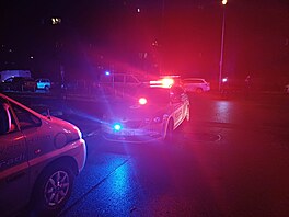 Zásah slo�ek IZS v ulici Pr�b�ná v �eských Bud�jovicích. (14. ledna 2026)