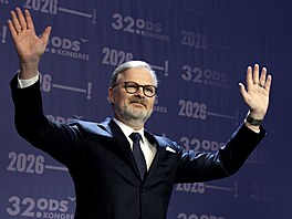 Petr Fiala na kongresu ODS. (17. ledna 2026)