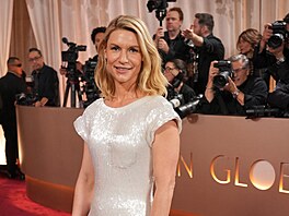 Claire Danesová v Los Angeles na Zlatých glóbech (11. ledna 2026)