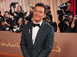 Orlando Bloom v Los Angeles na Zlatých glóbech (11. ledna 2026)