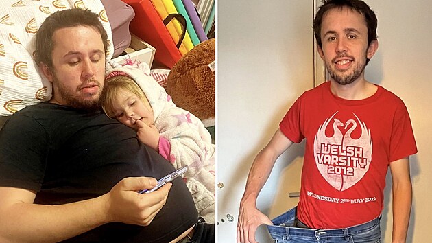 Roky necht�l m�nit �ivotn� styl, pak si ale mu� uv�domil, jak moc mu obezita kaz� �ivot.