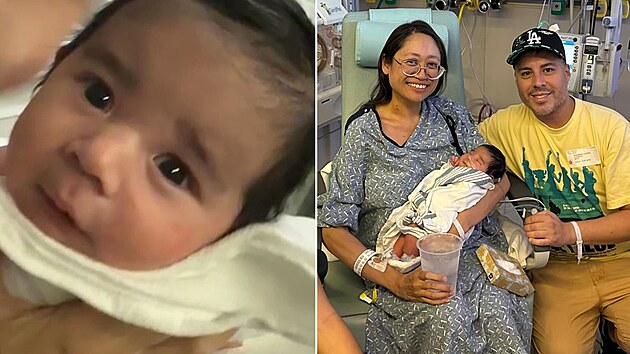 Odstranili j� ob�� tumor a nakonec zjistili, �e se za n�m v �enin� b�i�e ukr�v� i miminko.