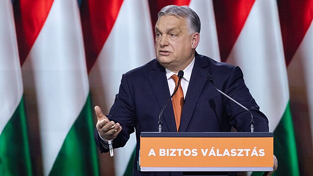 Viktor Orb�n na sjezdu sv� strany Fidesz (11. ledna 2026)