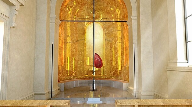 P�estavbu kaple navrhl architekt Marek �t�p�n.