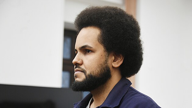 Dominik Feri v jednac� s�ni Okresn�ho soudu v Teplic�ch. (15. ledna 2026)