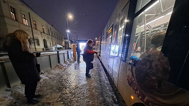 Ledovka na pra�sk�m Albertov� (13. ledna 2026)