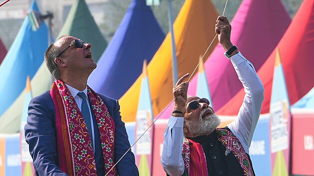 N�meck� kancl�� Friedrich Merz nav�t�vil Indii a setkal se s indick�m premi�rem Nar�drou M�d�m. Do Asie zav�tal poprv� od sv�ho zvolen�. (12. ledna 2026)