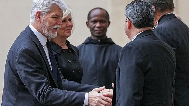 Prezidenta Pavla do Vatik�nu doprovodila i prvn� d�ma Eva. (19. ledna 2026)