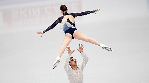 Anna Valesiov� a Martin Bida� b�hem kr�tk�ho programu na ME v Sheffieldu.