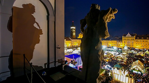 Adventn� trhy v �esk�ch Bud�jovic�ch. (prosinec 2025)