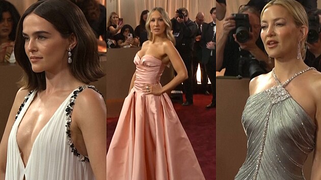 Móda z Glóbů: Sexy výstřihy i extravagance