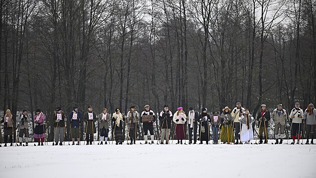 Z�vod Skiman m��� zhruba osm kilometr� a je zakon�en� tradi�n� veselic� v hosp�dce v nedalek�m Radost�n�.