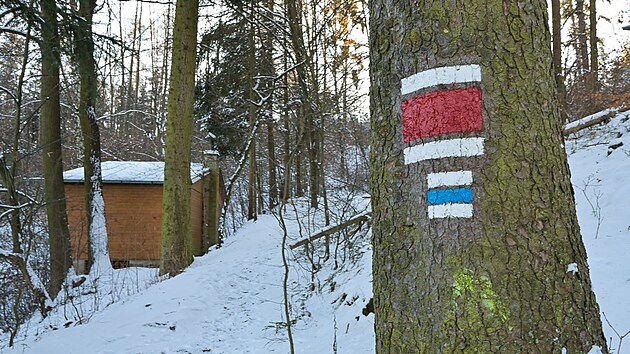 Ze �t�chovic ke Svatoj�nsk�m proud�m vedla na�e nejstar�� turistick� zna�en� trasa, kter� byla vyty�ena roku 1889.