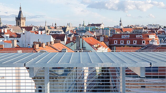 Na st�e�e Technologického centra UMPRUM v Mikulandské ulici.