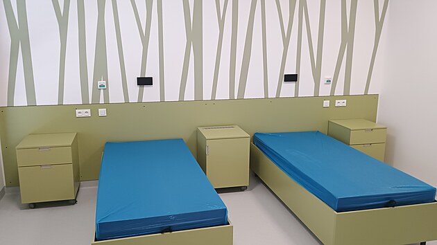 Kapacita pavilonu je 96 m�st ve dvou a jednol��kov�ch pokoj�ch.