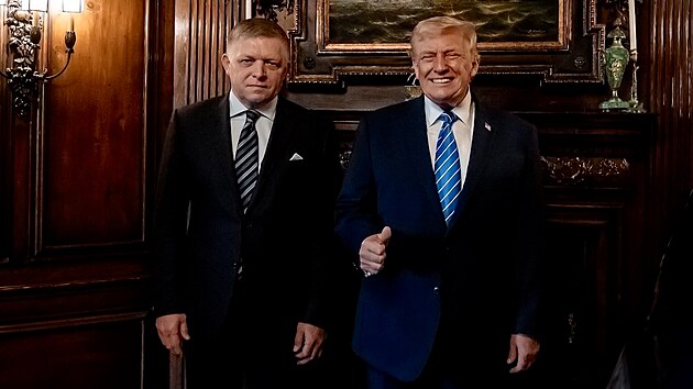 Trump jednal na Florid� se slovenským premiérem Ficem