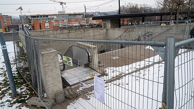 Zl�nsk� magistr�t opravuje podchod na n�m�st� Pr�ce. (leden 2026)