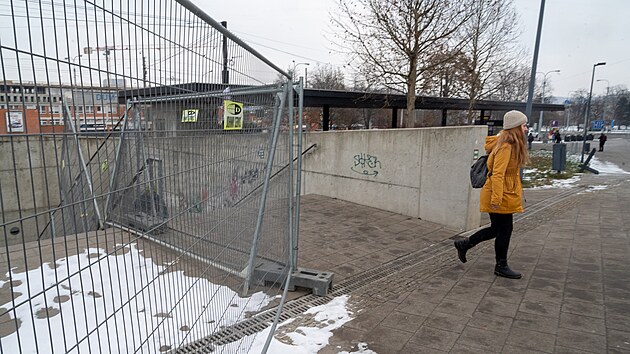 Zl�nsk� magistr�t opravuje podchod na n�m�st� Pr�ce. (leden 2026)