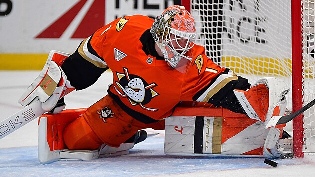 Luk� Dost�l v br�n� Anaheim Ducks