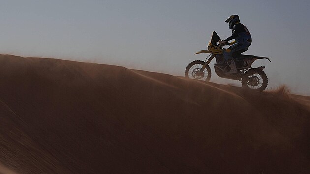 Milan Engel b�hem Rallye Dakar