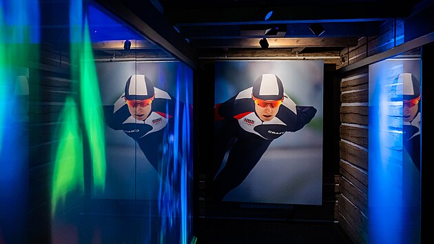 V�stava na Pomezn�ch Boud�ch p�ipom�n� i rychlobrusla�ku Martinu S�bl�kovou. (15. ledna 2026)