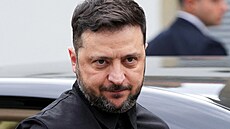 Ukrajinský prezident Volodymyr Zelenskyj na náv�t�v� Kypru (7. ledna 2026)