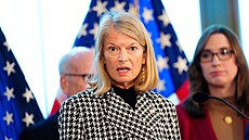 Americká delegace slo�ená ze senátor� a �len� Sn�movny reprezentant� v Kodani....