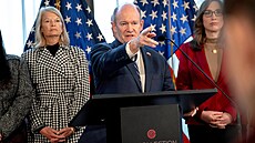 Americká delegace slo�ená ze senátor� a �len� Sn�movny reprezentant� v Kodani....