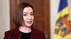 Moldavská prezidentka Maia Sanduová (15. prosince 2025)