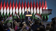 Viktor Orbán na sjezdu své strany Fidesz (11. ledna 2026)