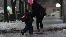 �esko pokryla silná ledovka. Záb�r z Prahy. Problémy mají chodci, komplikuje se...