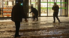 �esko pokryla silná ledovka. Takhle to vypadalo ráno v Jihlav�. (13. ledna 2026)